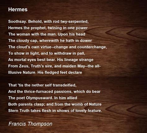 i am the bird of hermes|the bird of hermes poem.